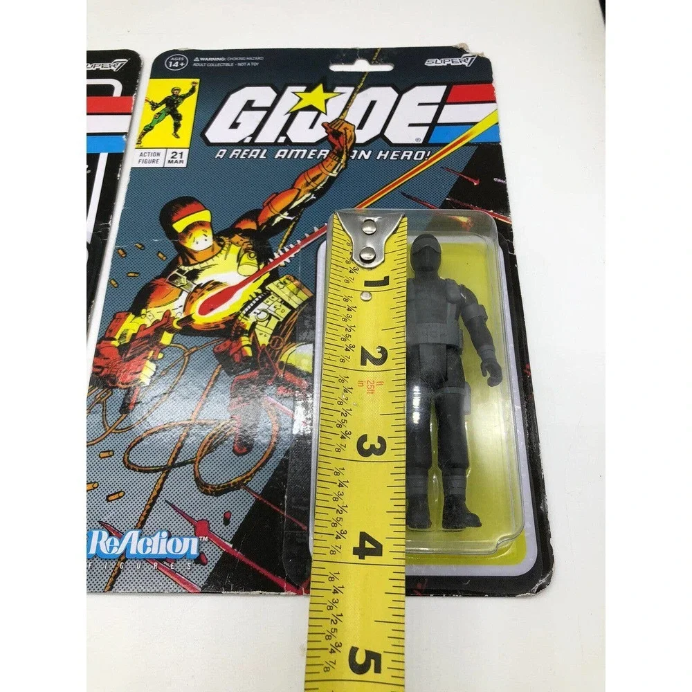 GI Joe Retro Collection 3.75” Cobra Commander Snake Eyes Action Figures Set 2021